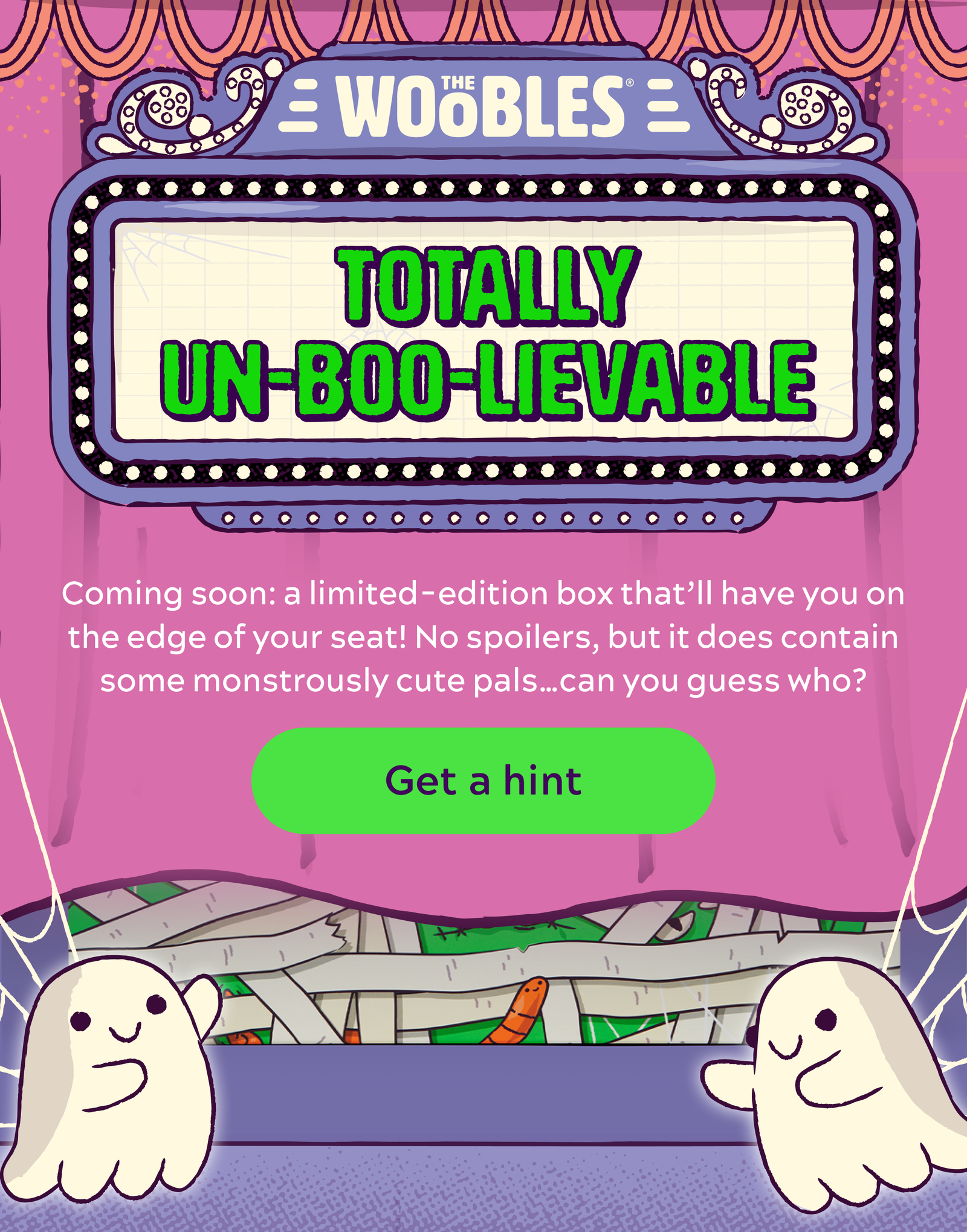 Totally Un-Boo-Lievable [Get a hint]