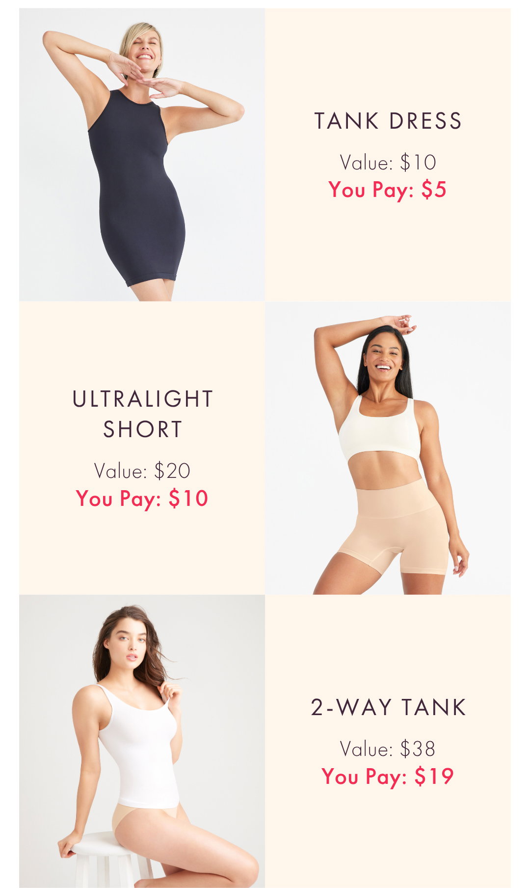 TANK DRESS ULTRALIGHT SHORT 2-WAY TANK
