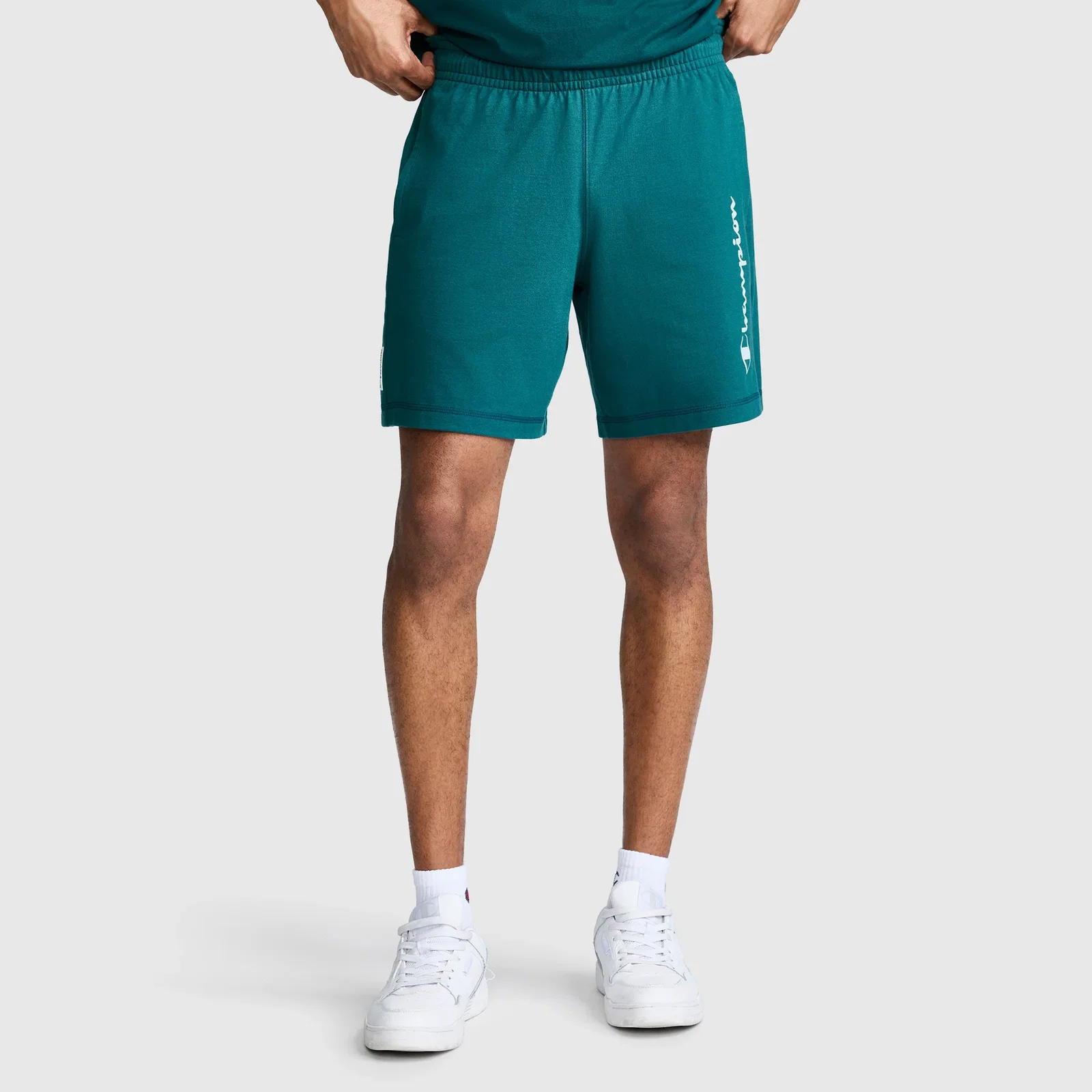 Image of 7" Jersey Shorts, Script Logo