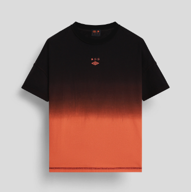 fabric colour fade tee
