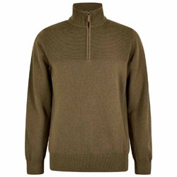 Shop Dubarry Spillane Quarter Zip Jumper Kelp