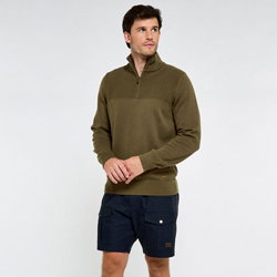 Shop Dubarry Spillane Quarter Zip Jumper Kelp
