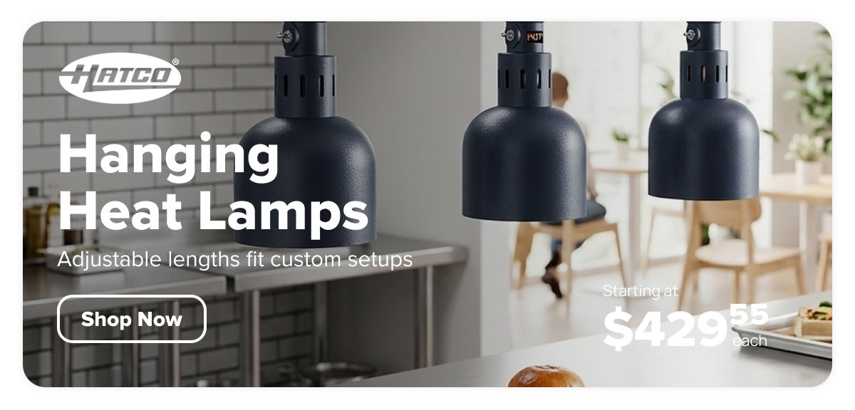 Hatco Quick Ship Hanging Heat Lamp