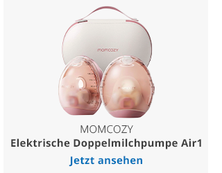 Momcozy Elektrische Doppelmilchpumpe Air1, tragbar