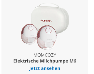 Momcozy Elektrische Milchpumpe M6, tragbar Doppelmilchpumpe