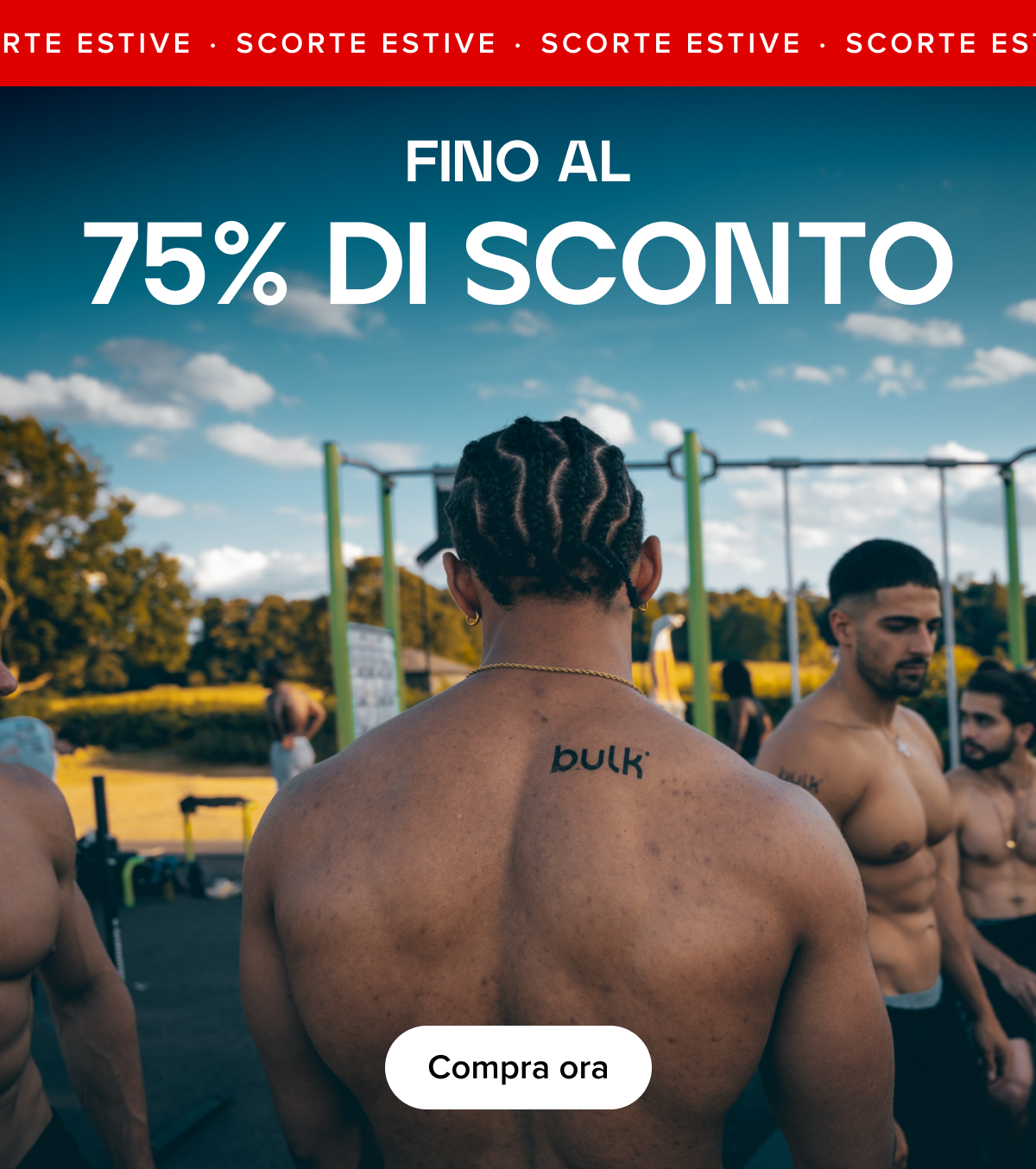 FINO AL 80% DI SCONTO