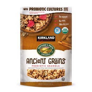 Kirkland Signature Organic Ancient Grains Probiotic Granola