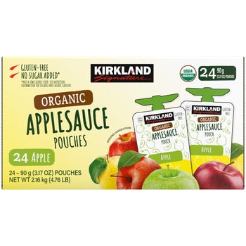 Kirkland Signature Organic Applesauce Pouches