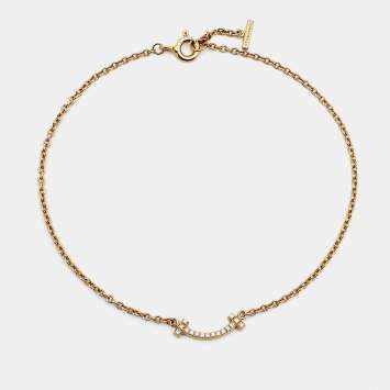 Tiffany T Smile Diamonds 18k Y
