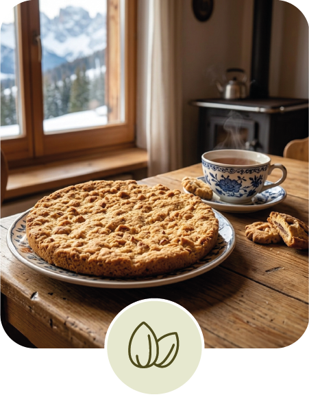 Torta di Fregoloti Monte Bondone 250 g | Prada Biscotti