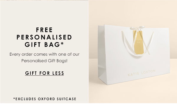 Free Personalised Gift Bag* - Gift For Less