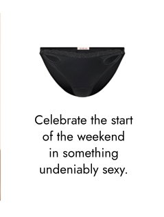 Celebrate the start of the weekend in something undeniably sexy.