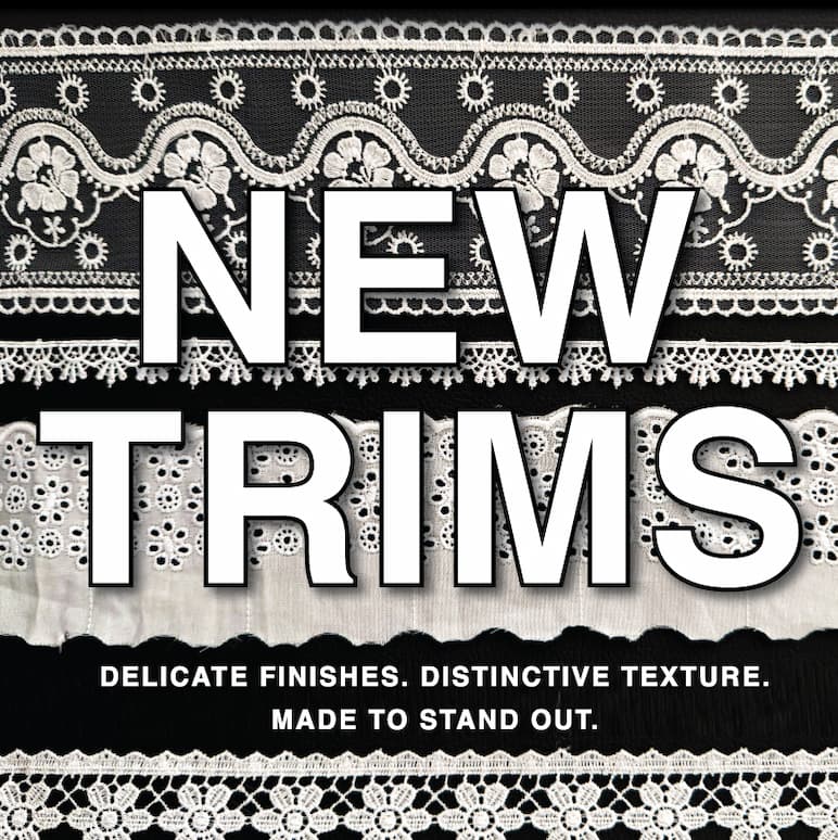 SHOP NEW LACE TRIMS