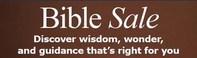 Bible Sale 