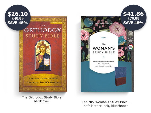 The Orthodox Study Bible | The NIV Woman's Study Bible, soft leather-look