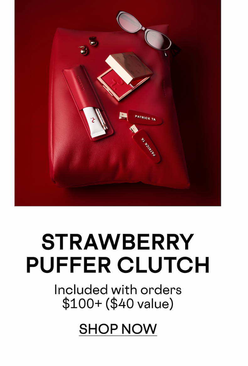 STRAWBERRY PUFFER CLUTCH
