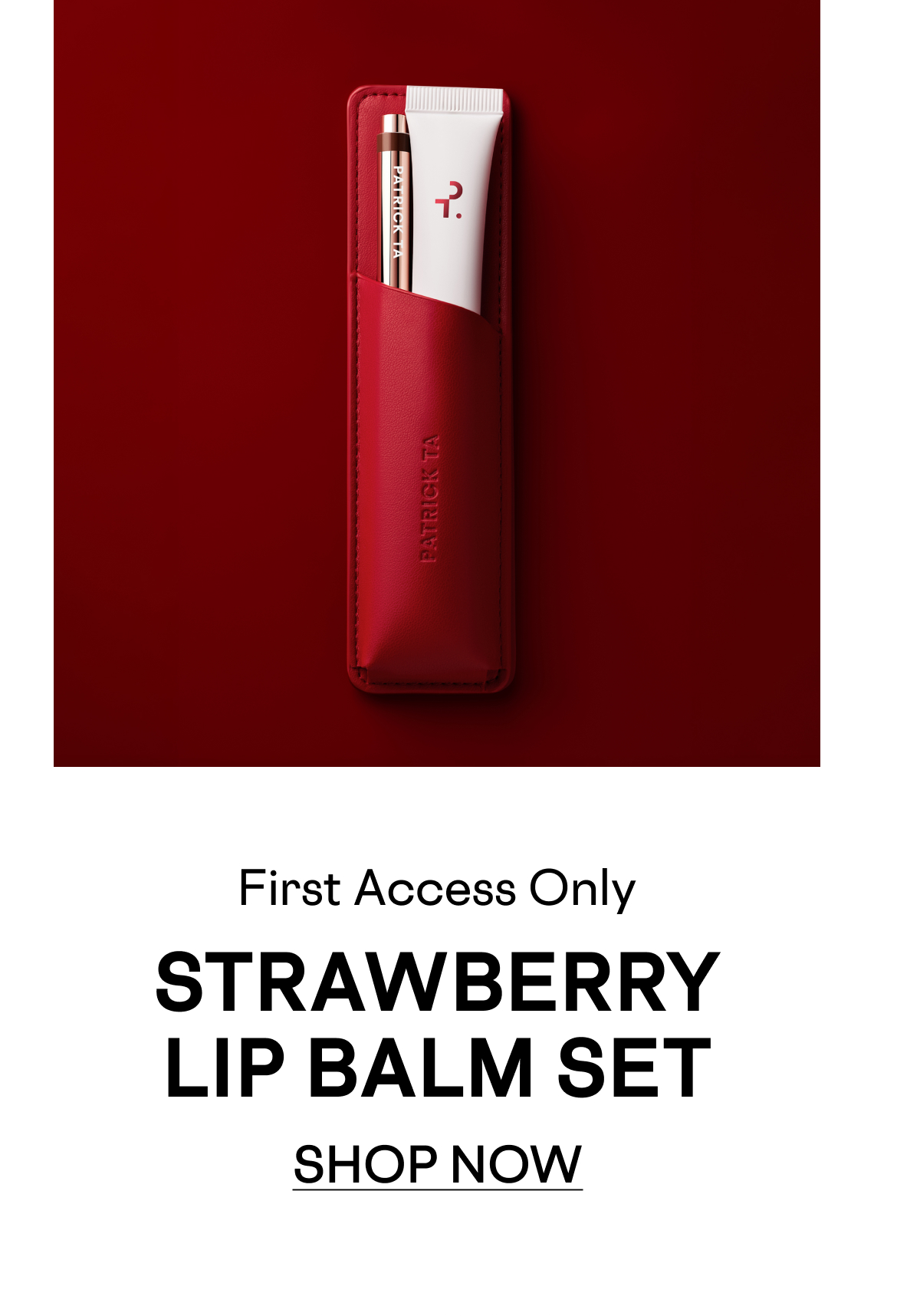 STRAWBERRY LIP BALM SET