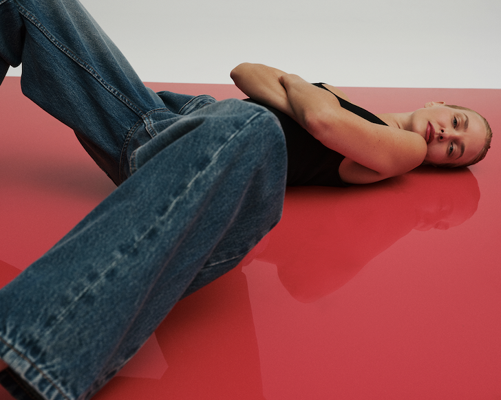 Morgan Straight Skinny Jean, seen on Lara Worthington