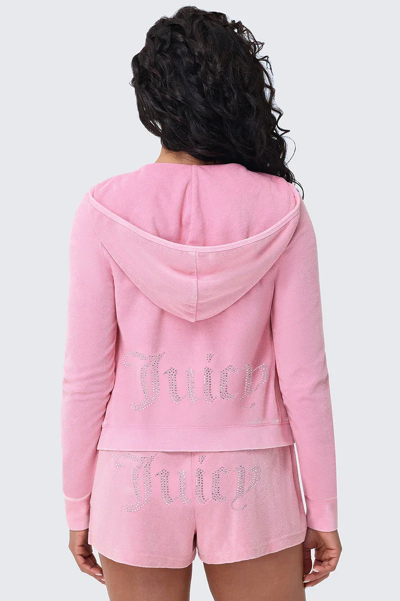 Image of Big Bling Washed Terry Hoodie
