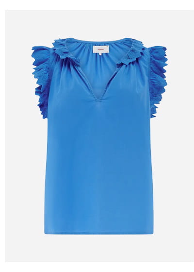 Bexie Top In Capri Blue