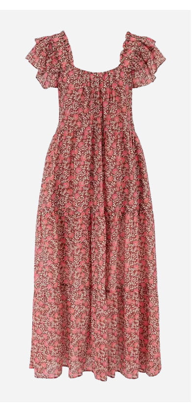 Jaynie Dress In Sienna Petals