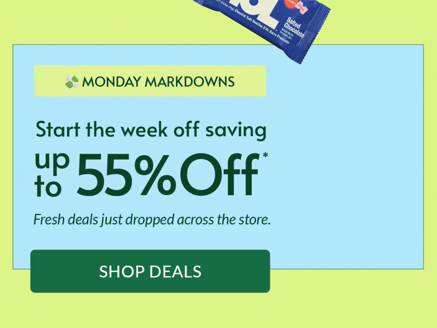 SALES BANNER / WEEKLY DEALS UPTO 55% OFF
