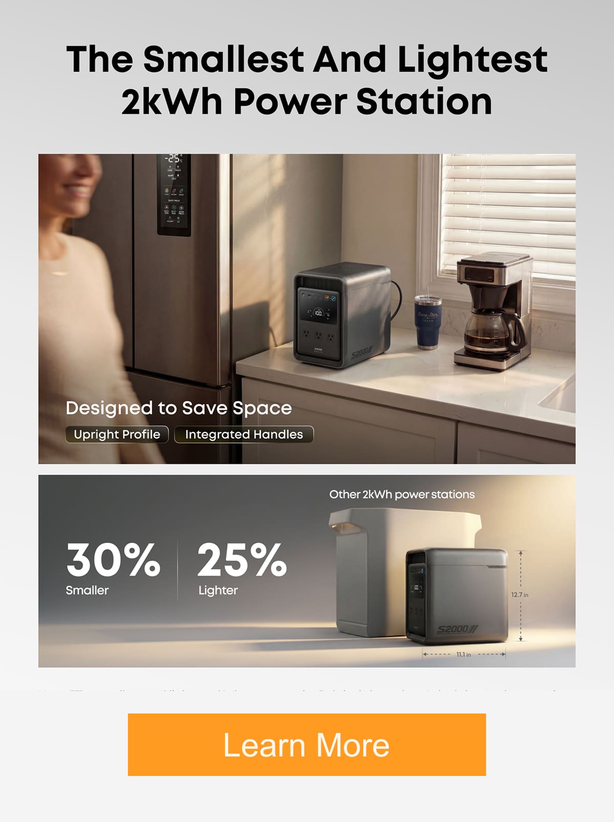 The Smallest And Lightest 2kWh Power Station