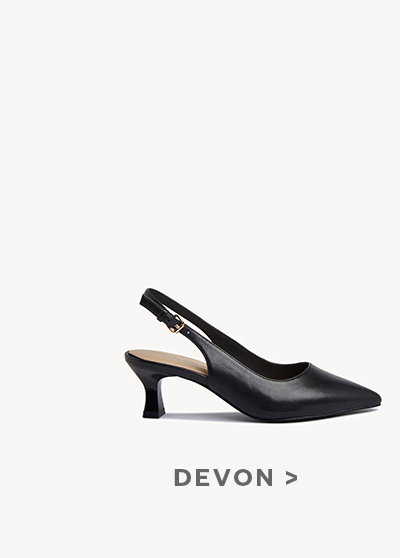 Devon Slingback Kitten Heel