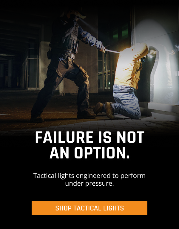 TACTICAL LIGHTS THAT PERFORM UNDER PRESSURE