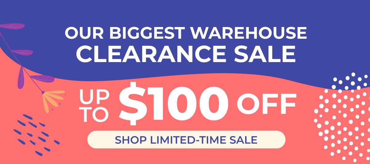 Our Biggest Warehouse Clearance Sale