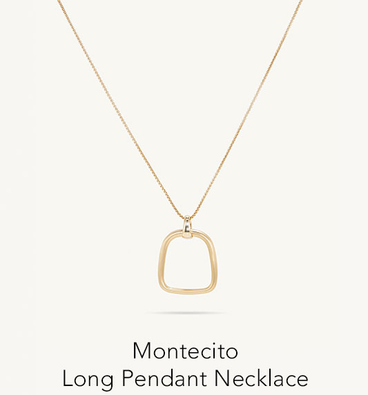 Montecito Long Pendant Necklace.
