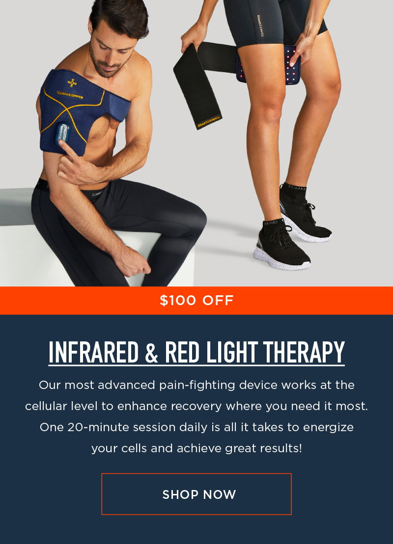 $100 OFF INFRARED & RED LIGHT THERAPY SHOP NOW