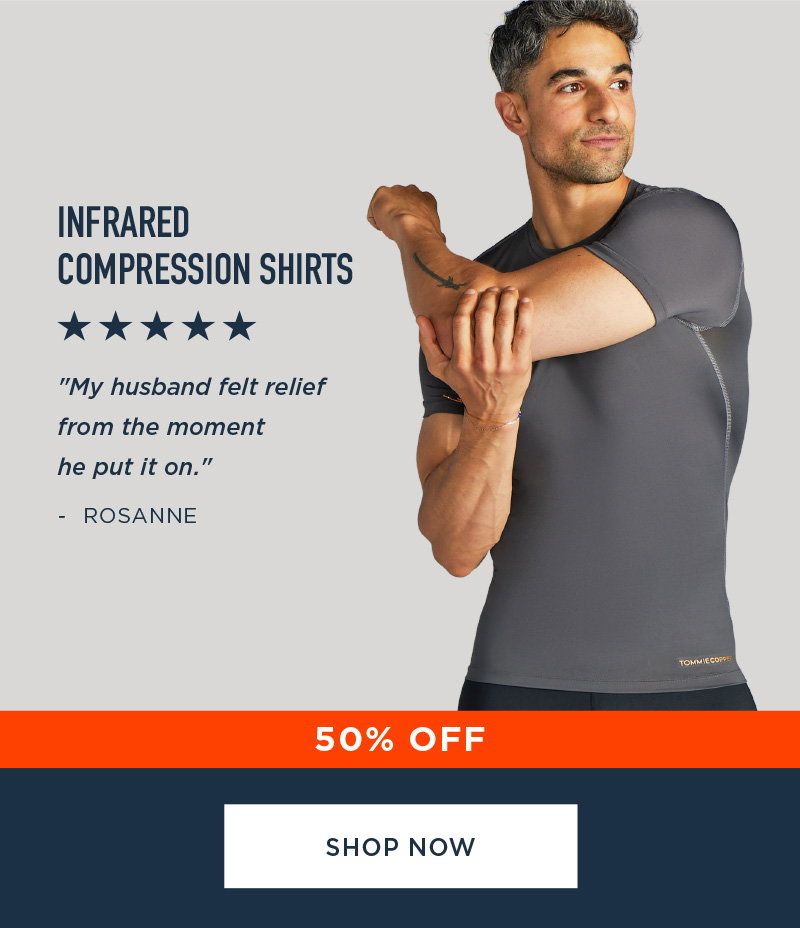 50% OFF INFRARED COMPRESSION SHIRTS SHOP NOW