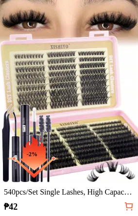 540pcs/Set Single Lashes High...