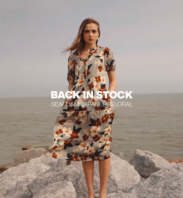 Back in Stock Seafoam Japanese Floral 