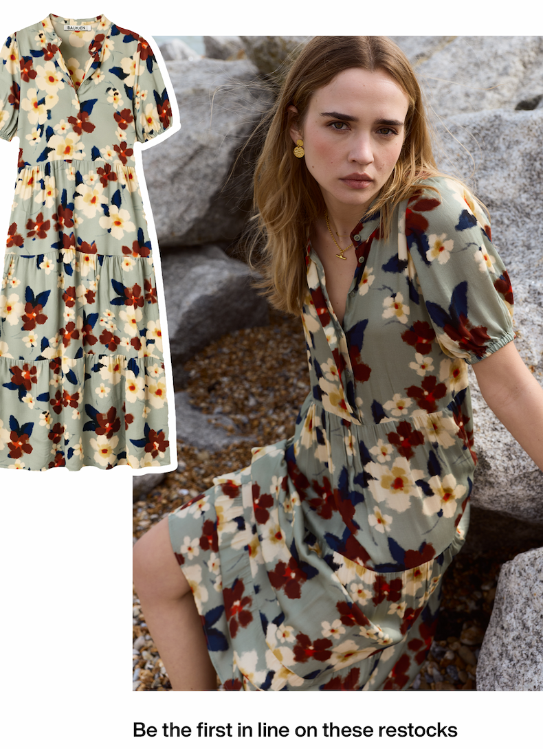 Mariella Printed Midi Dress