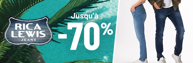 Rica Lewis jusqu'à moins 70 pour cent