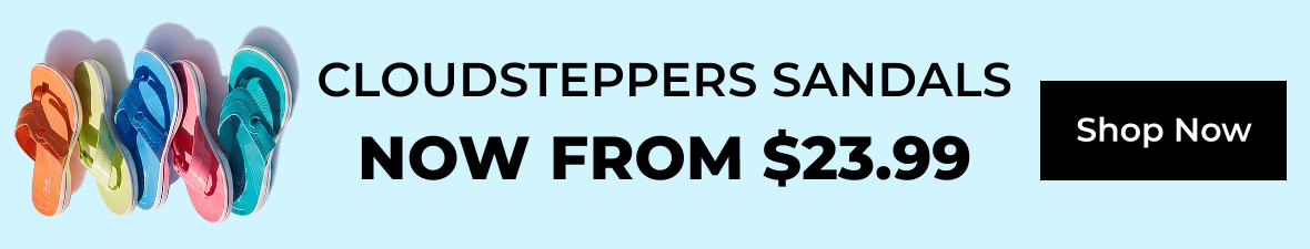 Cloudstepper Sandals Now From $23.99 | Shop Now