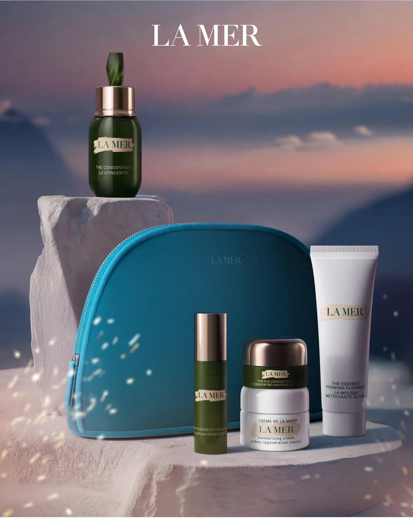 LA MER | THE CONCENTRATE LE CONCENTRE | CRÈME DE LA MER™ | LA MER | moisturizing cream | crème régénération intense | LA MER | THE ESSENCE FOAMING CLEANSER | LA MOUSSE NETTOYANTE ULTIME