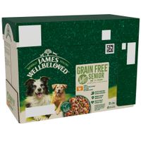 James Wellbeloved Senior Hypoallergenic Grain Free Pouches - Turkey in Gravy