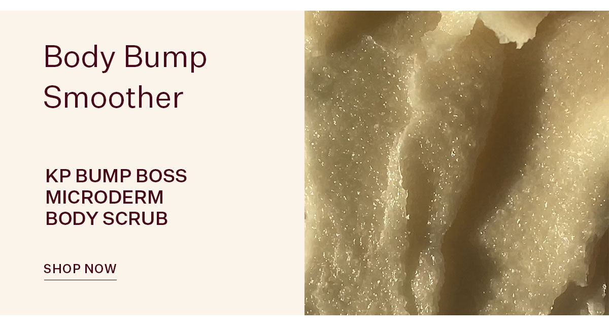 KP Bump Boss Microderm Body Scrub