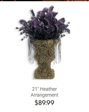 21" Heather Arrangement