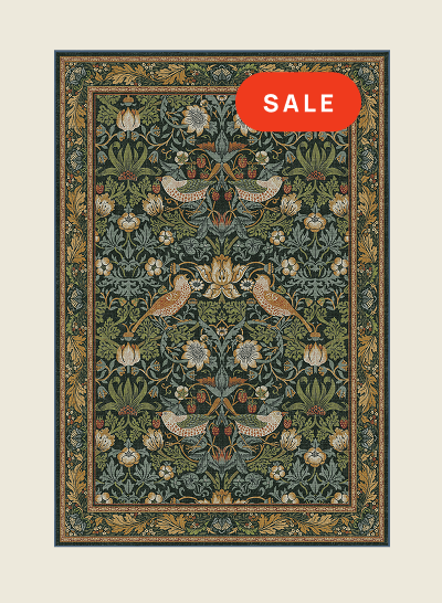 Strawberry Thief Indigo Rug