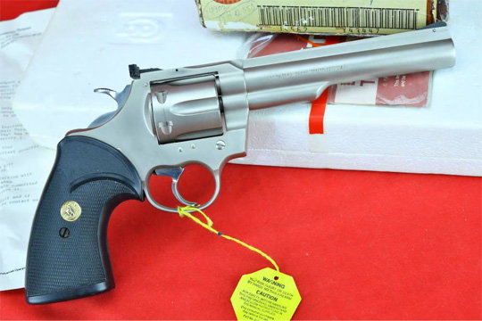 Rare Colt Trooper MKIII - .22 LR - W/ Box - Electroless Nickel