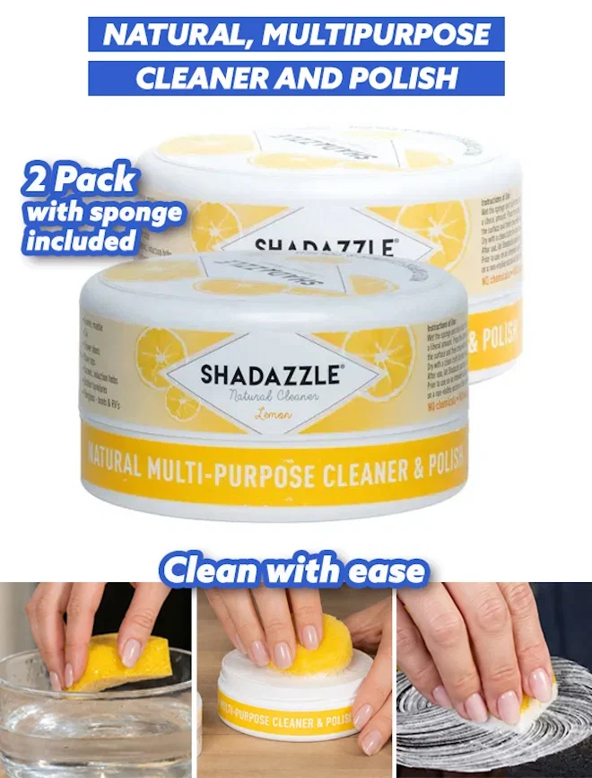 Natural, multipurpose cleaner and polish