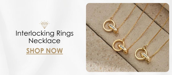 Interlocking Rings Necklace