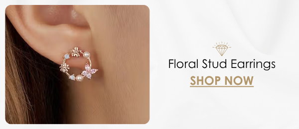 Floral Stud Earrings