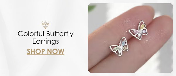 Colorful Butterfly Earrings