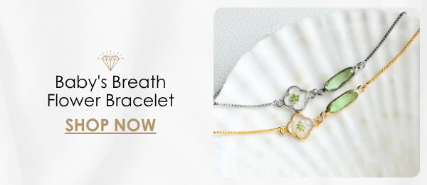 Baby's Breath Flower Bracelet