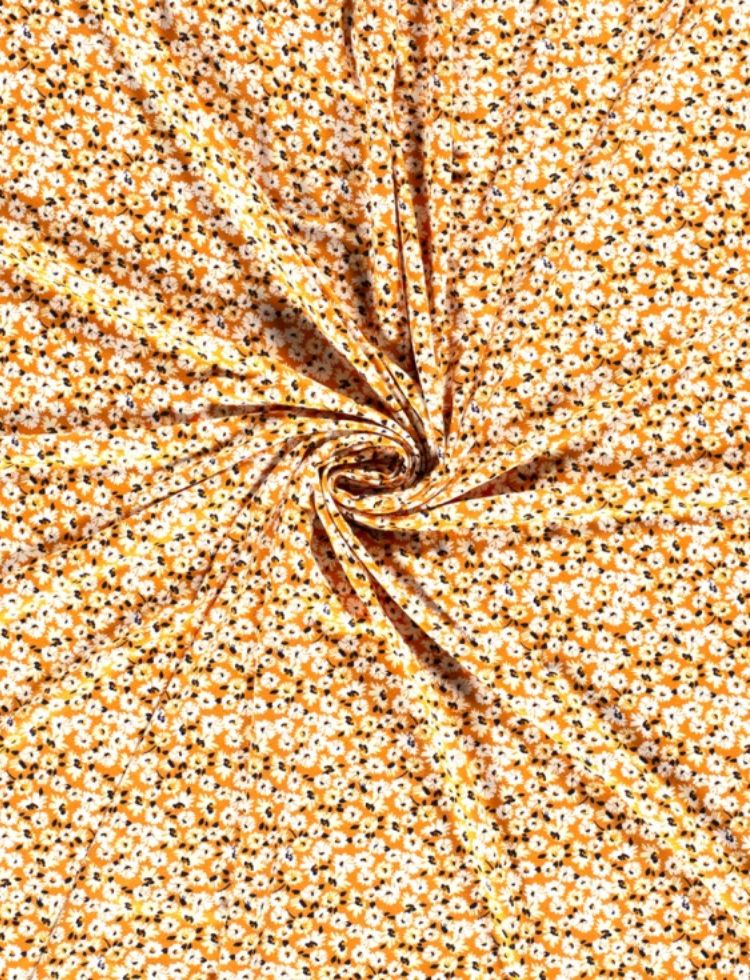 Viscose Jersey Stretch Knit Fabric Ochre